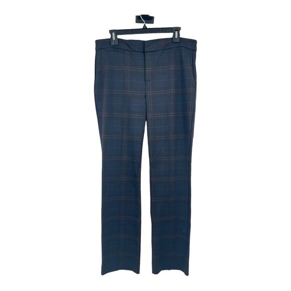 NYDJ Pants Slim straight Trouser plaid size 10 - Picture 1 of 7